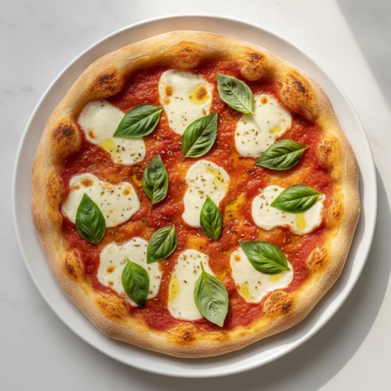 Classic Margherita Pizza with Fresh Basil
