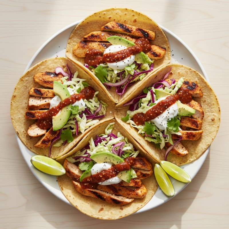 Smoky Chipotle-Lime Chicken Tacos