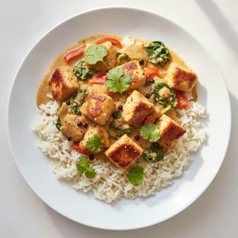 Coconut Curry Chicken with Basmati Rice