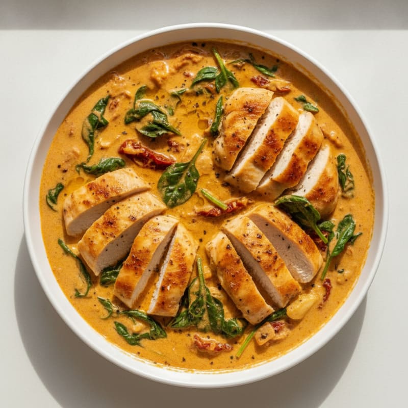 Creamy Tuscan Chicken Skillet