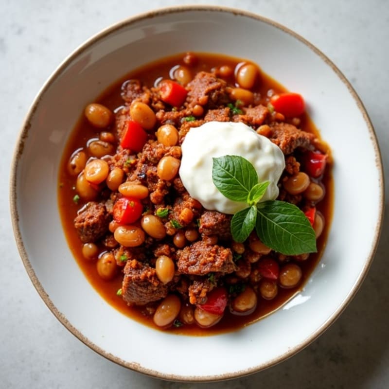 Healthy Hearty Beef and Bean Chili