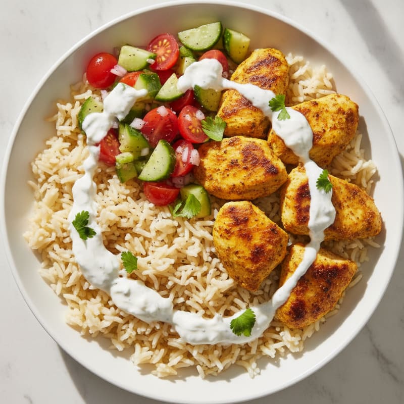 Chicken Shawarma Rice Bowl