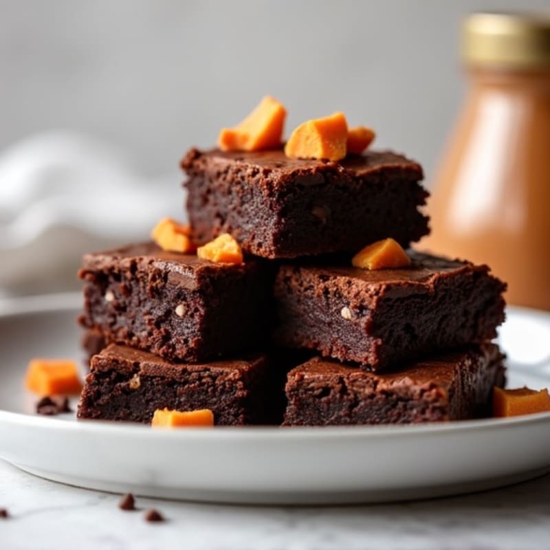 Flourless Dark Chocolate Sweet Potato Brownies