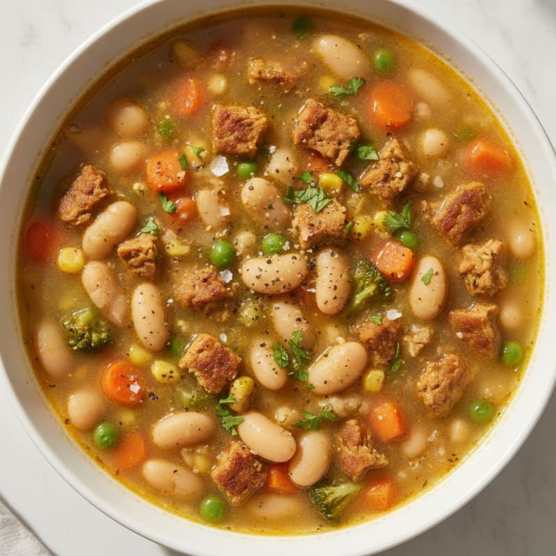 Hearty Vegetable and White Bean Soup