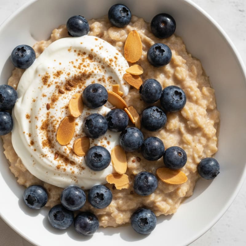 Blueberry Almond Oatmeal Bowl