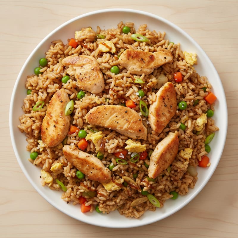 Savory Chicken and Vegetable Fried Rice