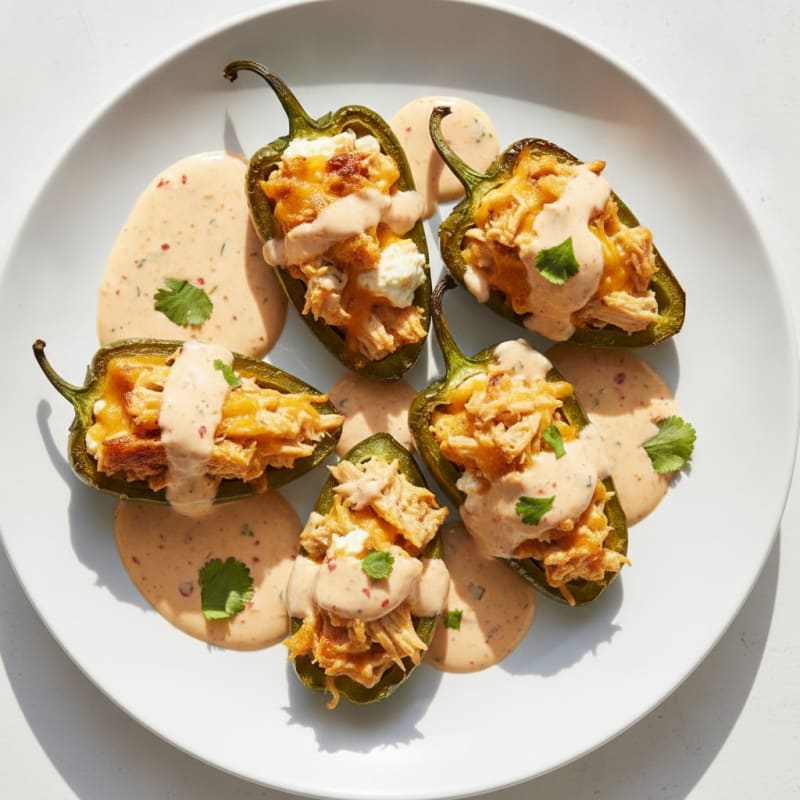Jalapeño Poppers with Chipotle Ranch