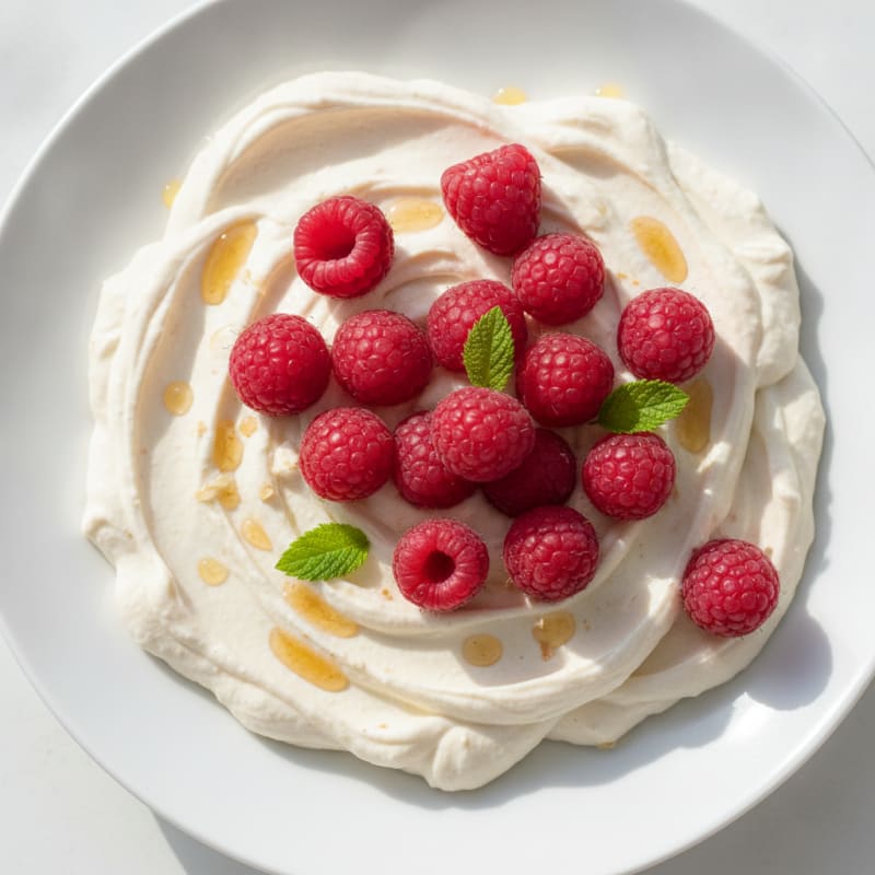 Silky Greek Yogurt Protein Mousse with Berries