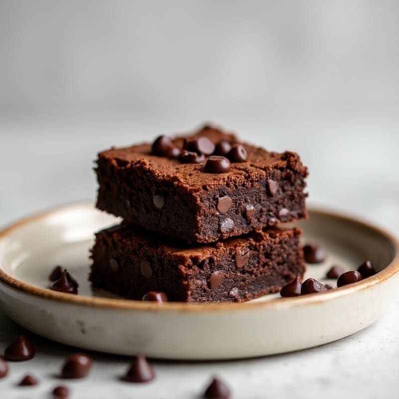 Fudgy Black Bean Brownie Squares