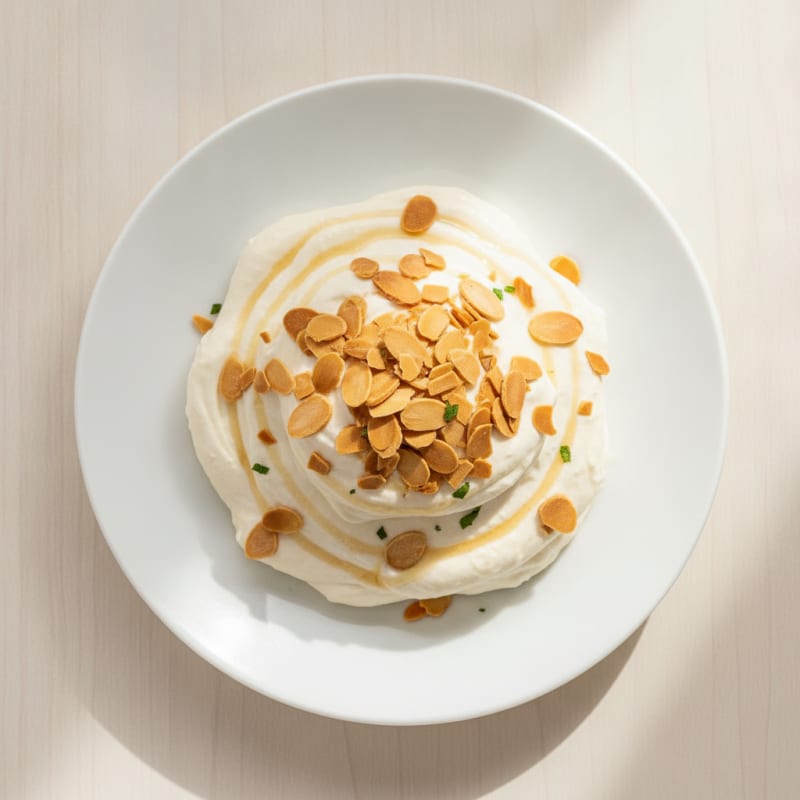 Silky Cottage Cheese and Almond Protein Mousse