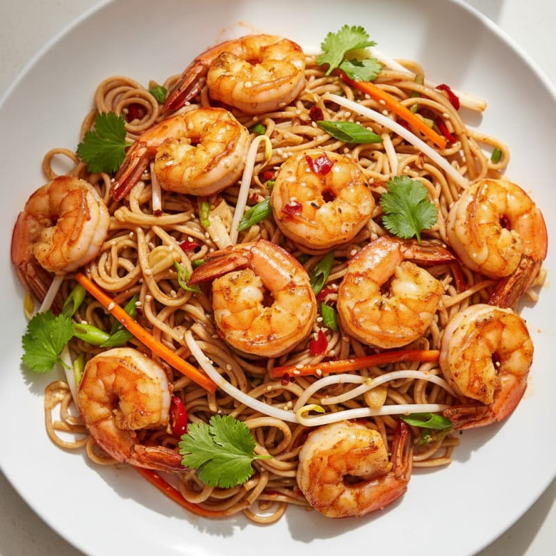 Zesty Chili-Lime Shrimp Pad Thai