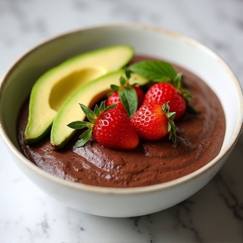Creamy Dark Chocolate Avocado Mousse