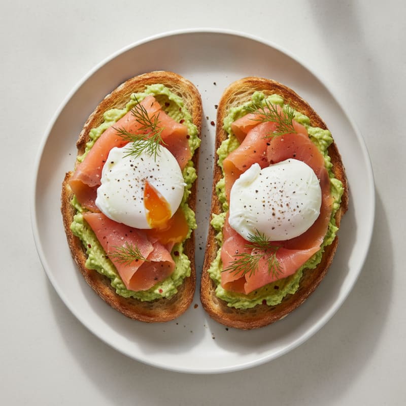 Protein-Packed Avocado and Smoked Salmon Toast