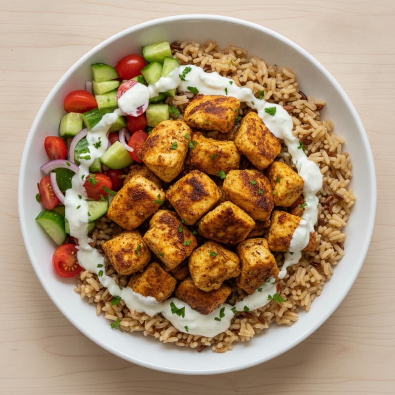 Chicken Shawarma Rice Bowl