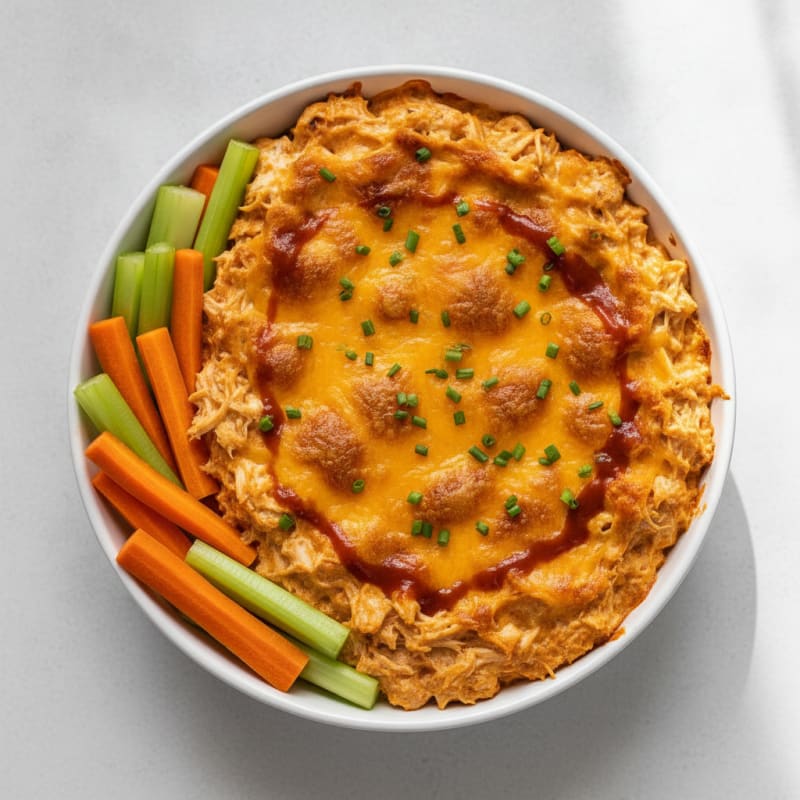 Buffalo Chicken Baked Dip