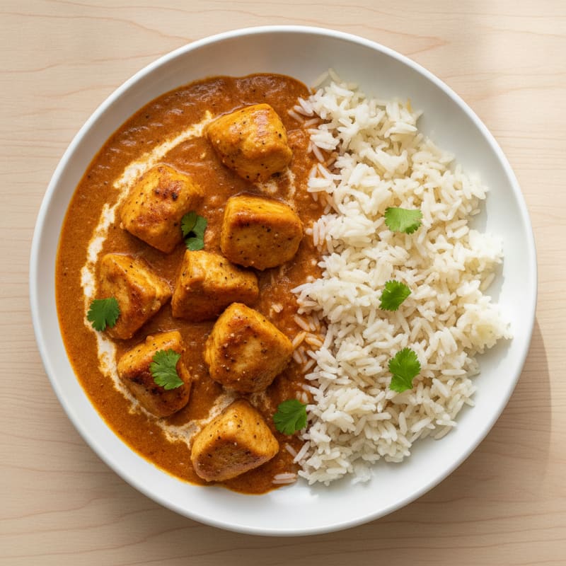 Spiced Butter Chicken with Basmati Rice