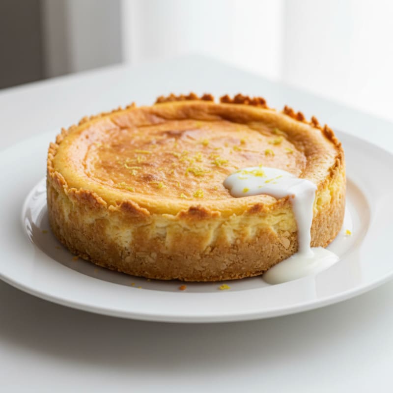 Creamy Greek Yogurt Protein Cheesecake
