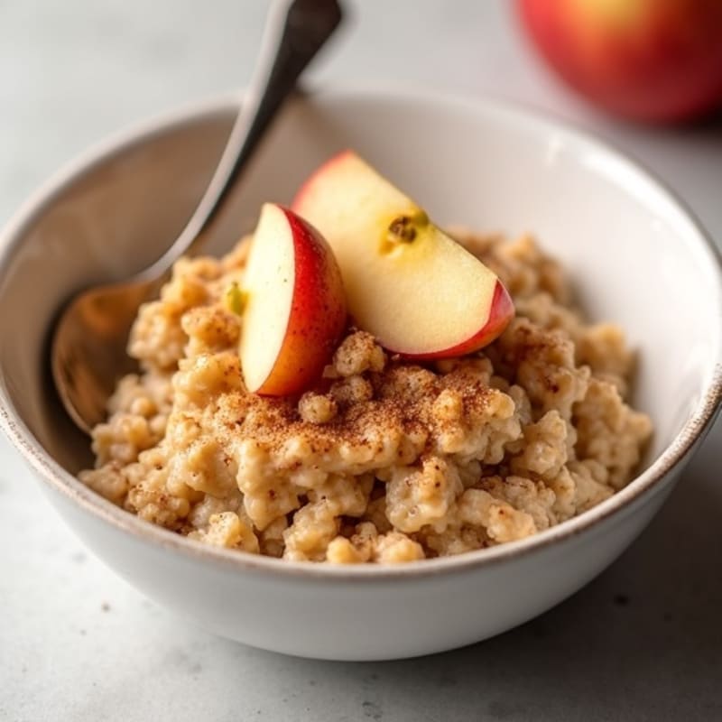 Creamy Cinnamon Apple Baked Oatmeal