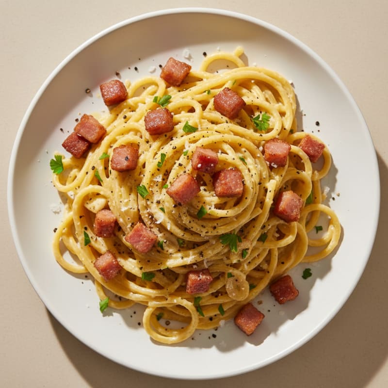Creamy Pancetta Carbonara with Silky Egg Sauce