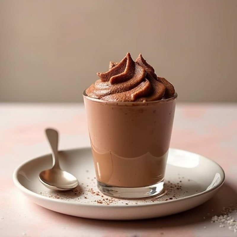 Silky Chocolate Protein Pudding with Greek Yogurt