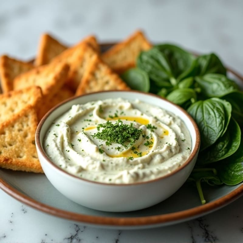 Creamy Greek Yogurt Spinach Artichoke Dip