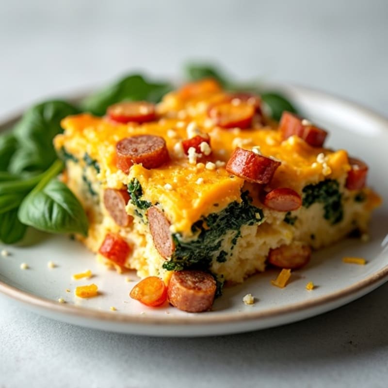 Savory Sausage and Roasted Potato Casserole