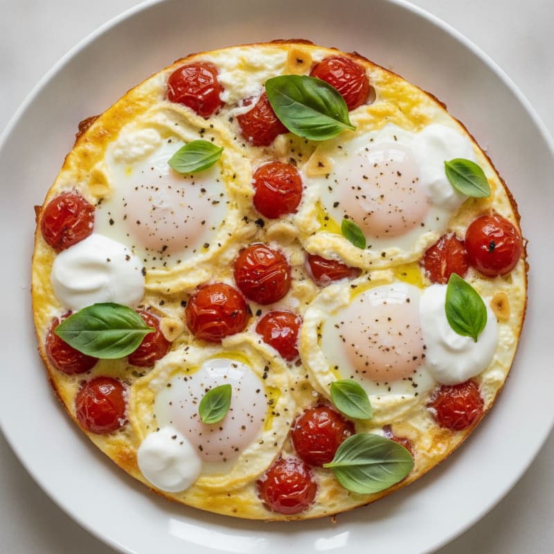 Baked Eggs with Roasted Tomatoes