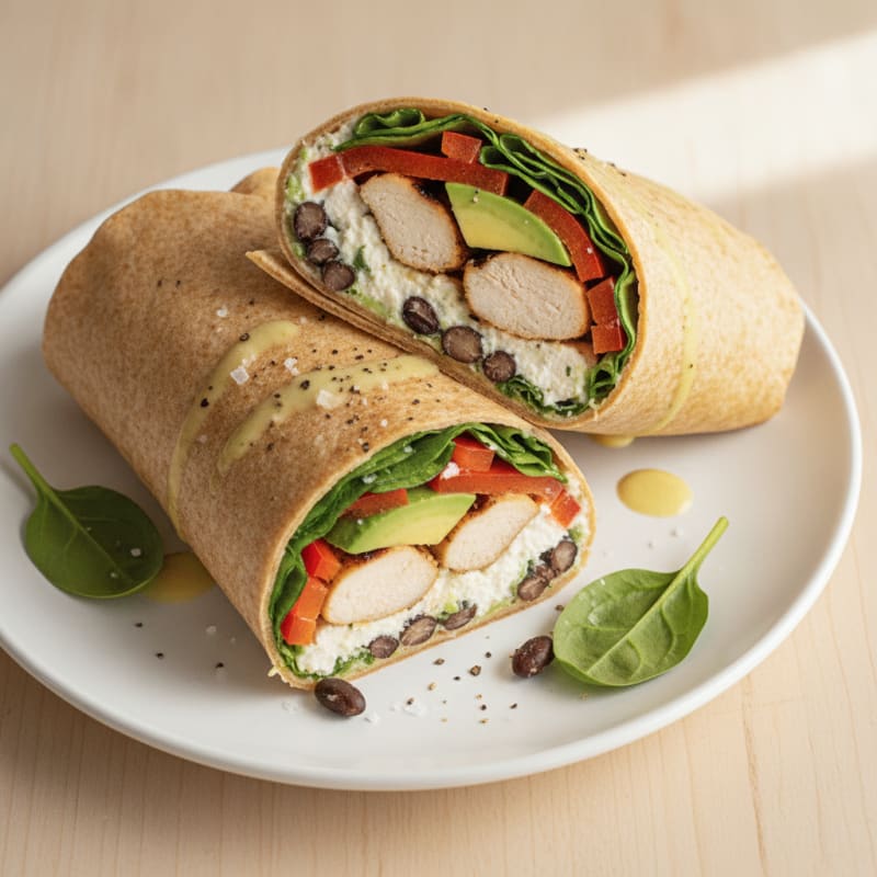 Chicken & Veggie Protein Wrap