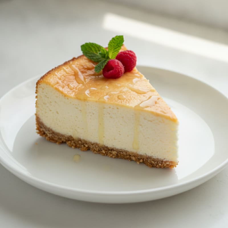 Creamy Greek Yogurt Protein Cheesecake