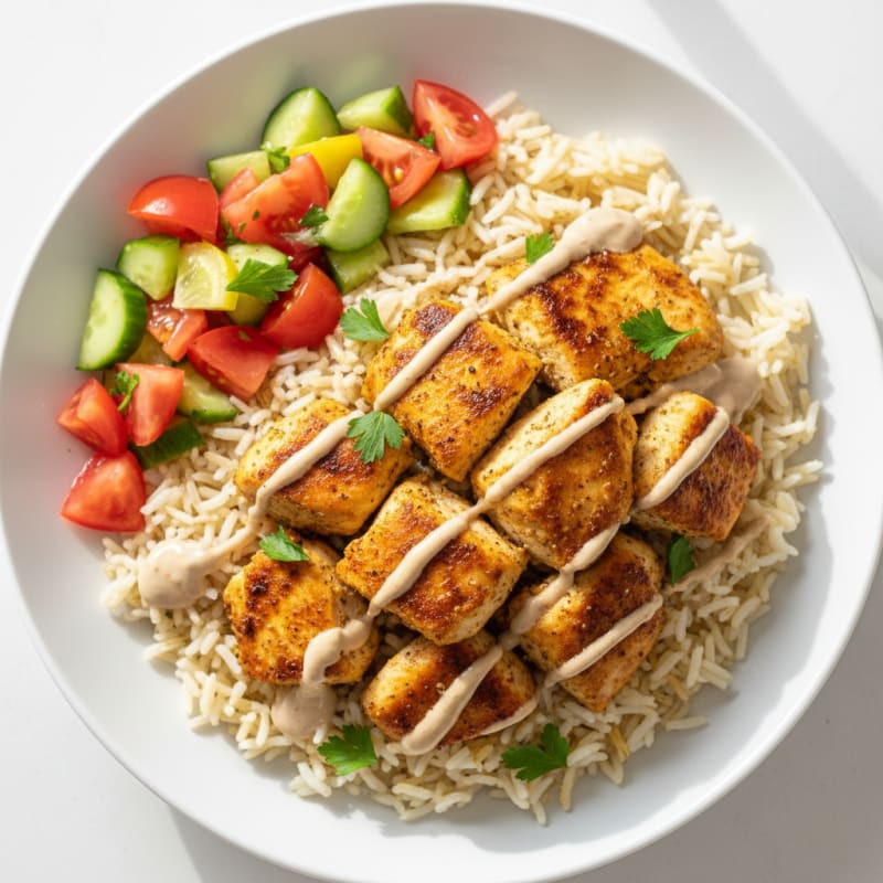 Chicken Shawarma Rice Bowl