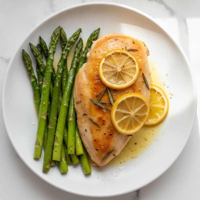 Keto Lemon Herb Roasted Chicken