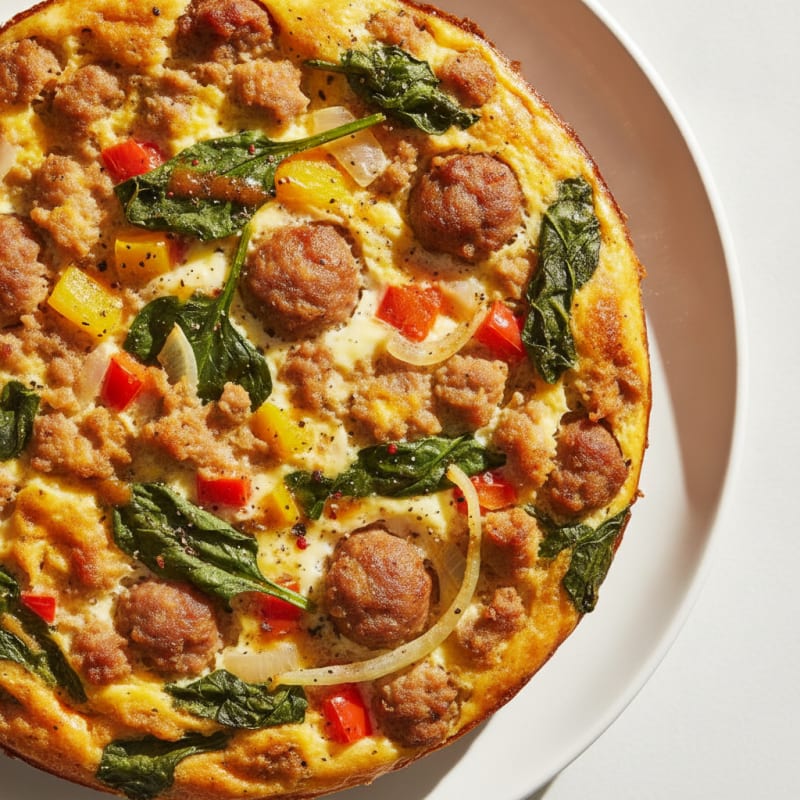 Savory Egg and Turkey Sausage Bake