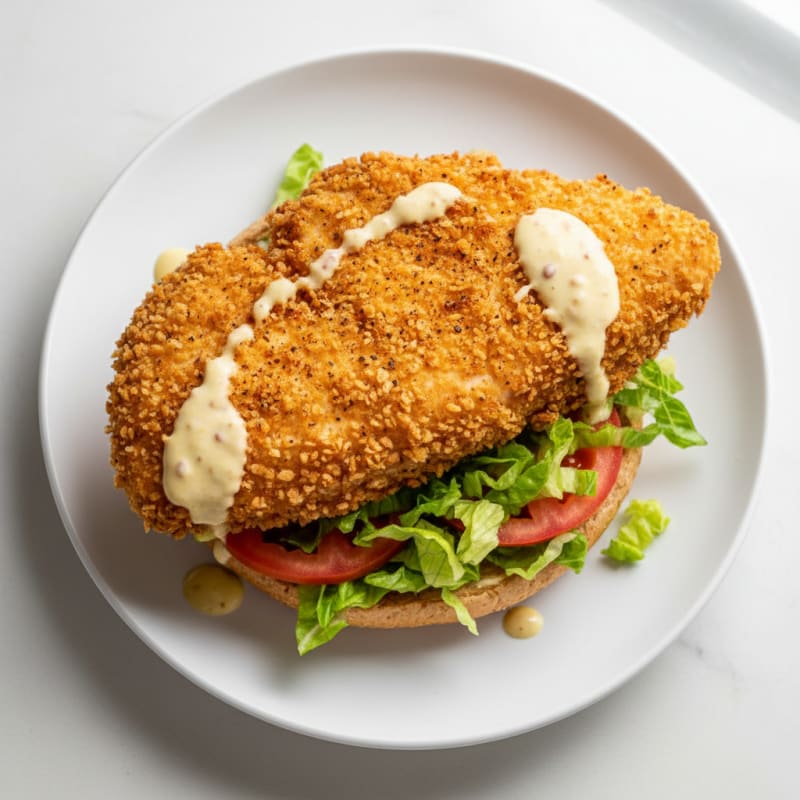 Crispy Buttermilk Fried Chicken Sandwich