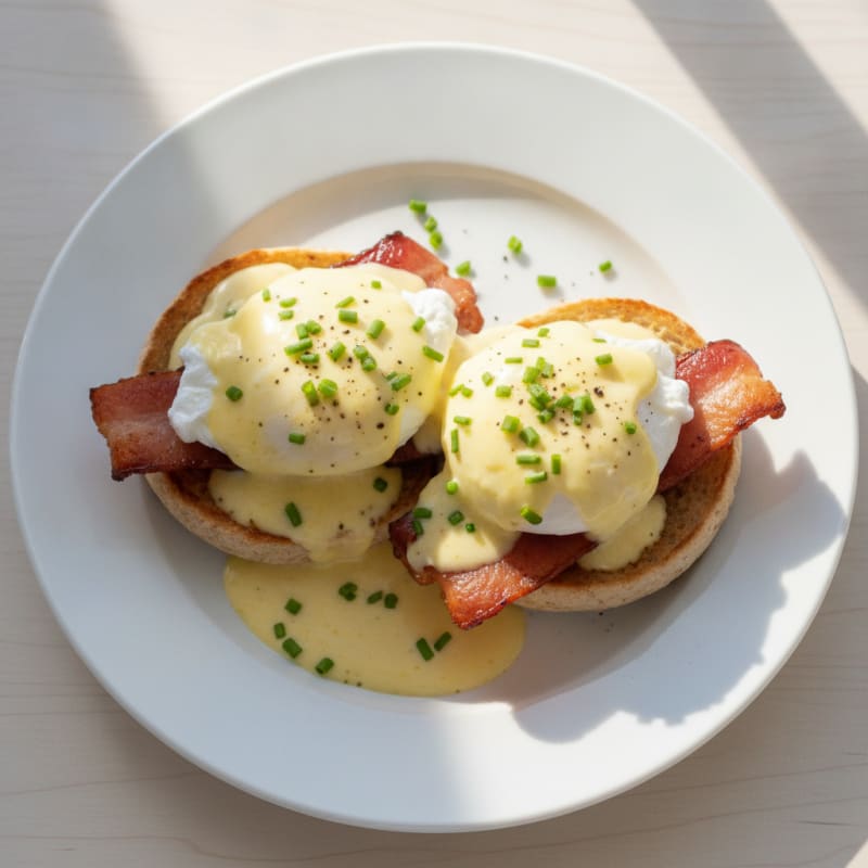 Classic Eggs Benedict with Hollandaise