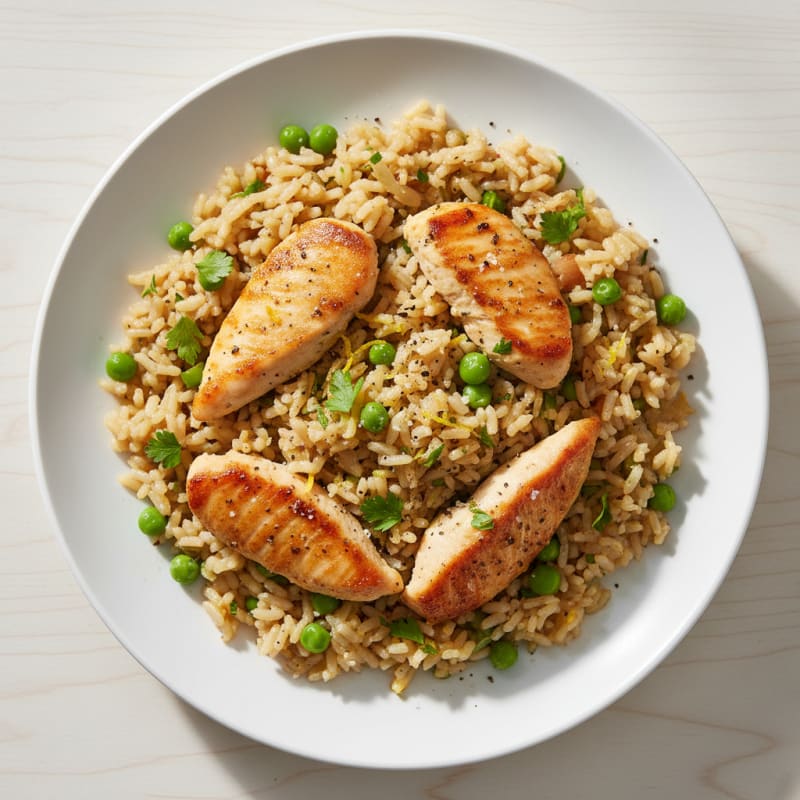 Zesty Lemon Herb Rice Pilaf