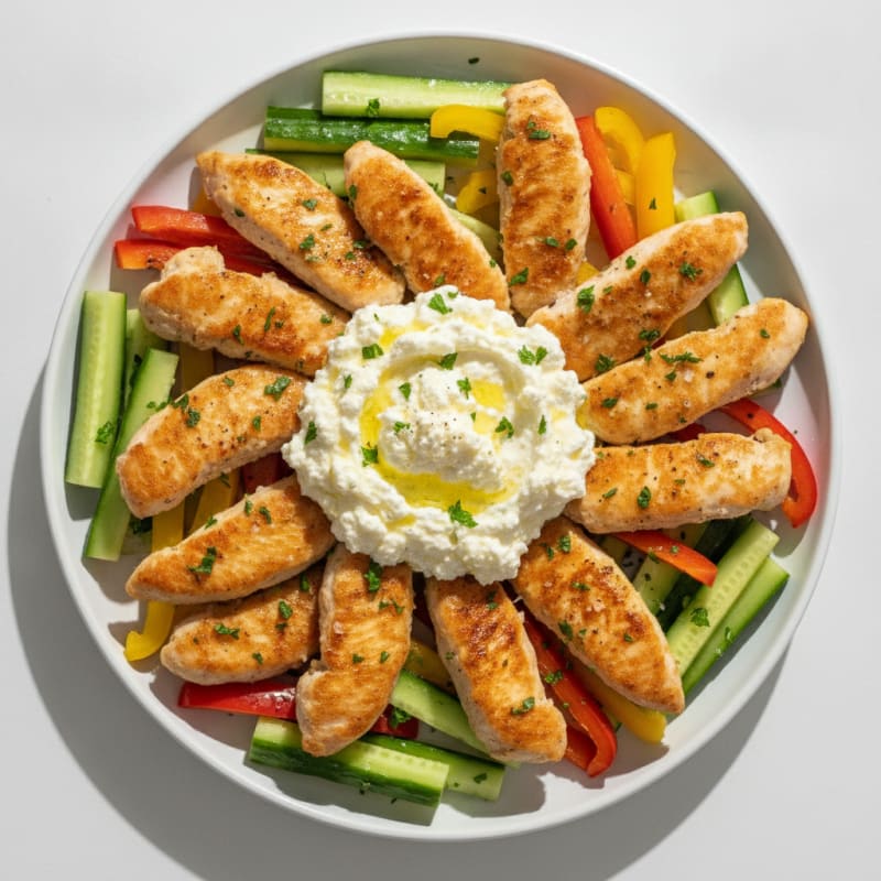 Creamy Ricotta Aioli Dip Platter