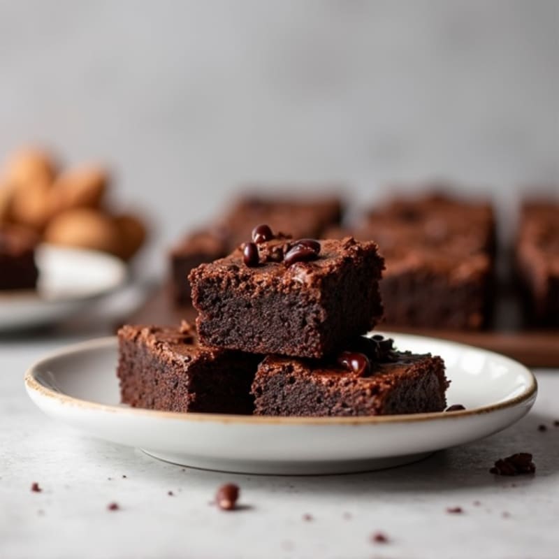Fudgy Black Bean Chocolate Brownies
