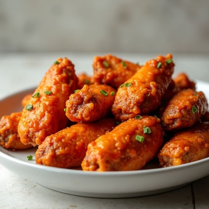 Crispy Baked Buffalo Chicken Wings