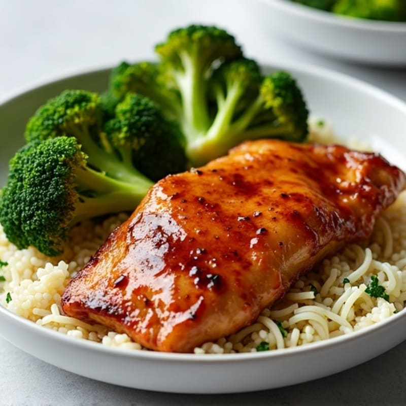 Sticky Teriyaki Chicken with Roasted Broccoli