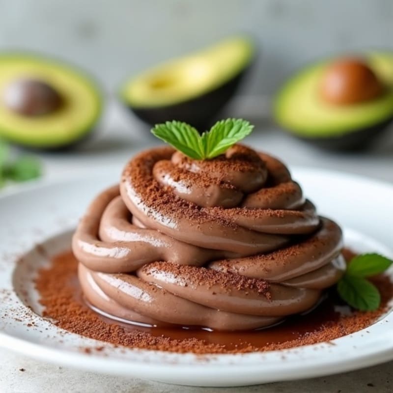 Silky Avocado Chocolate Mousse