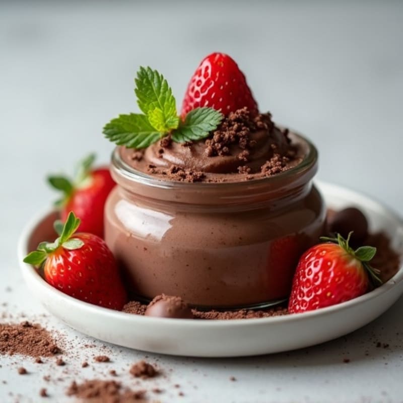 Dark Chocolate Protein Mousse