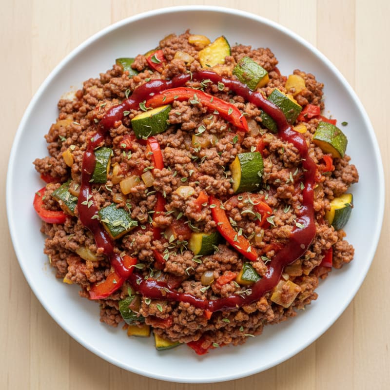 Savory Beef Mince and Vegetable Bake