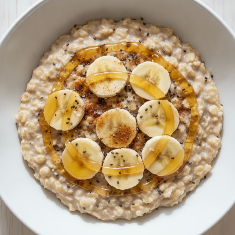Banana Honey Chia Seed Porridge