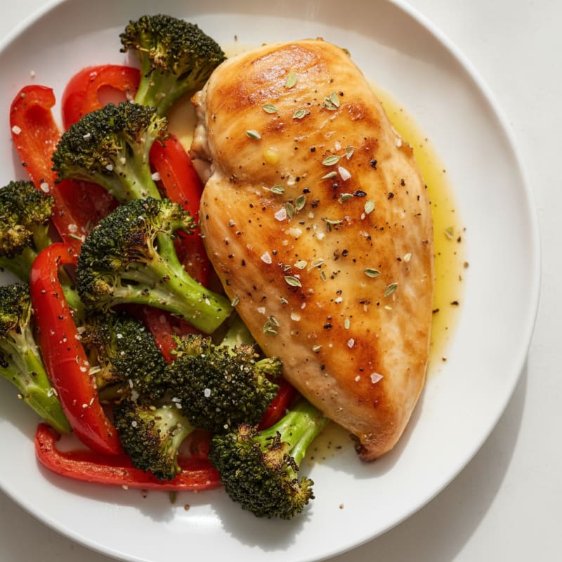 Lemon-Herb Roasted Chicken and Veggies