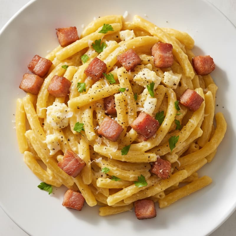 Classic Carbonara with Pancetta and Egg