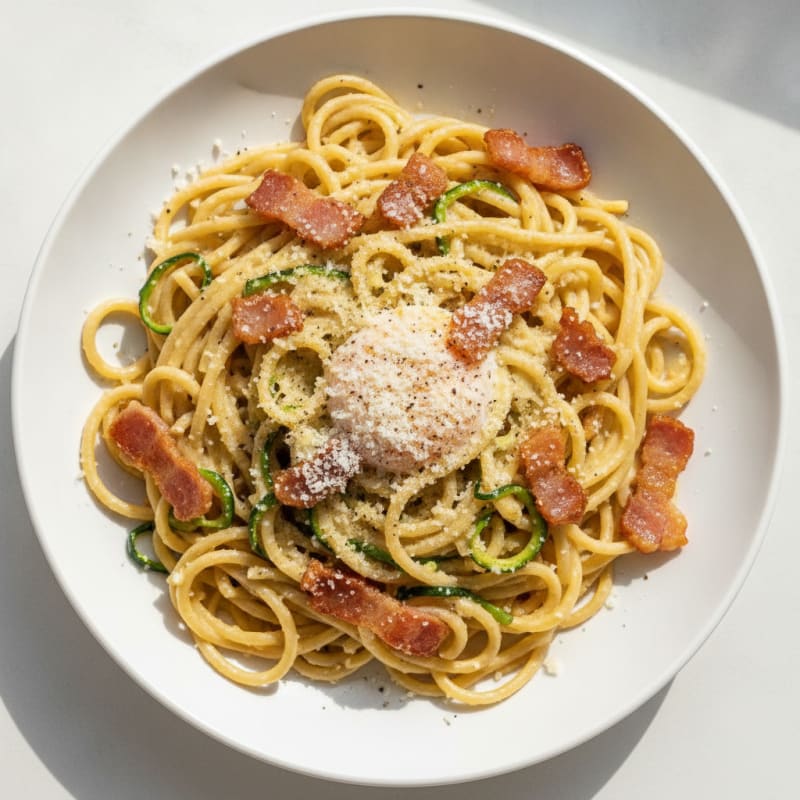 Classic Carbonara with Pancetta and Egg