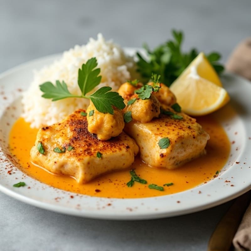 Creamy Coconut-Spiced Butter Chicken