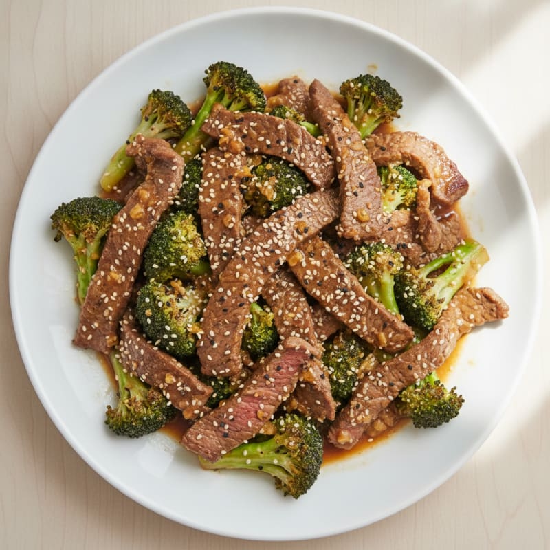Sesame Beef and Broccoli Stir-Fry