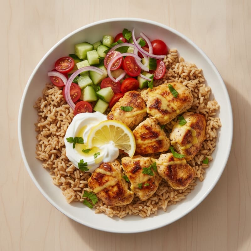 Chicken Shawarma Rice Bowl