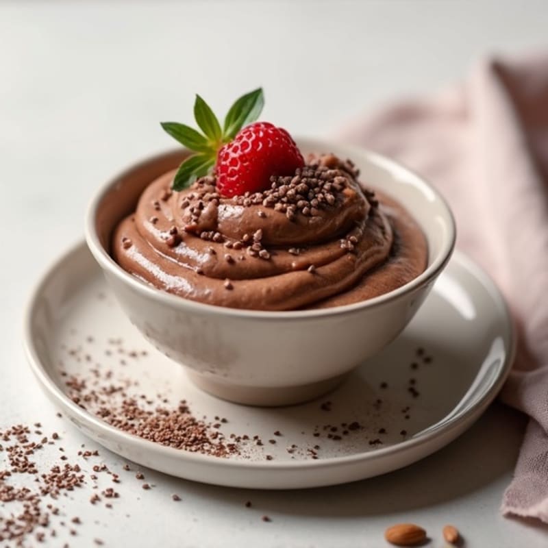 Silky Chocolate Protein Pudding